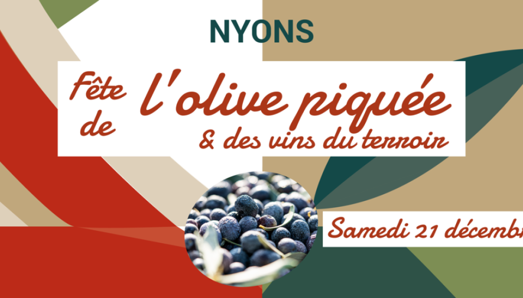 programme de la fête de l'olive piquée et des vins du terroir 2024