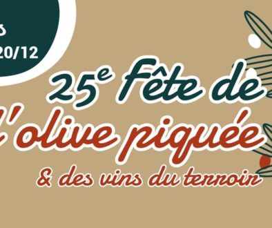 Fête de l'olive piquée 2025, le samedi 20 décembre à Nyons